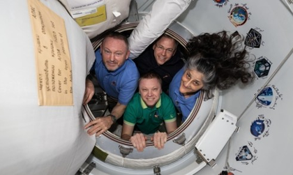 Sunita Williams set to return to Earth tomorrow | Sunita Williams set to return to Earth tomorrow Sunita Williams set to return to Earth tomorrow | Sunita Williams set to return to Earth tomorrow