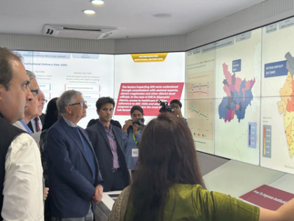 Bill Gates explores AI-driven ‘Viksit Bharat’ strategy room at NITI Aayog | Bill Gates explores AI-driven ‘Viksit Bharat’ strategy room at NITI Aayog Bill Gates explores AI-driven ‘Viksit Bharat’ strategy room at NITI Aayog | Bill Gates explores AI-driven ‘Viksit Bharat’ strategy room at NITI Aayog