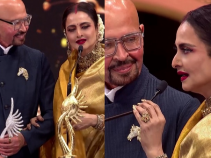 Rekha-Rakesh Roshan relives special memories from ‘Khoon Bhari Maang’ on IIFA stage | Rekha-Rakesh Roshan relives special memories from ‘Khoon Bhari Maang’ on IIFA stage Rekha-Rakesh Roshan relives special memories from ‘Khoon Bhari Maang’ on IIFA stage | Rekha-Rakesh Roshan relives special memories from ‘Khoon Bhari Maang’ on IIFA stage
