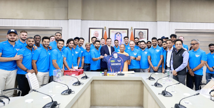Lucknow Super Giants team meets UP chief minister Yogi Adityanath | Lucknow Super Giants team meets UP chief minister Yogi Adityanath Lucknow Super Giants team meets UP chief minister Yogi Adityanath | Lucknow Super Giants team meets UP chief minister Yogi Adityanath
