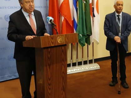 Guterres wants India, Pakistan to work together on terrorism concerns: Spokesperson | Guterres wants India, Pakistan to work together on terrorism concerns: Spokesperson Guterres wants India, Pakistan to work together on terrorism concerns: Spokesperson | Guterres wants India, Pakistan to work together on terrorism concerns: Spokesperson