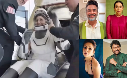 R Madhavan, Karisma Kapoor, Kriti Kharbanda, and other celebs cheer for Sunita Williams' return to Earth | R Madhavan, Karisma Kapoor, Kriti Kharbanda, and other celebs cheer for Sunita Williams' return to Earth R Madhavan, Karisma Kapoor, Kriti Kharbanda, and other celebs cheer for Sunita Williams' return to Earth | R Madhavan, Karisma Kapoor, Kriti Kharbanda, and other celebs cheer for Sunita Williams' return to Earth