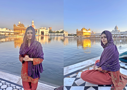 Sanjana Sanghi visits Golden temple, talks about her spiritual bond with Amritsar | Sanjana Sanghi visits Golden temple, talks about her spiritual bond with Amritsar Sanjana Sanghi visits Golden temple, talks about her spiritual bond with Amritsar | Sanjana Sanghi visits Golden temple, talks about her spiritual bond with Amritsar