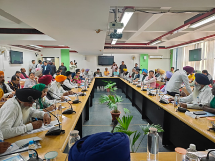 Centre reiterates commitment to farmers' welfare; next meeting on May 4 | Centre reiterates commitment to farmers' welfare; next meeting on May 4 Centre reiterates commitment to farmers' welfare; next meeting on May 4 | Centre reiterates commitment to farmers' welfare; next meeting on May 4