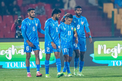 Chhetri scores on return to end 15-month winless drought as India beat Maldives 3-0 | Chhetri scores on return to end 15-month winless drought as India beat Maldives 3-0 Chhetri scores on return to end 15-month winless drought as India beat Maldives 3-0 | Chhetri scores on return to end 15-month winless drought as India beat Maldives 3-0