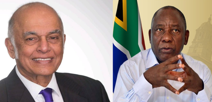 President Ramaphosa, ANC mourns death of South African Hindu Maha Sabha leader | President Ramaphosa, ANC mourns death of South African Hindu Maha Sabha leader