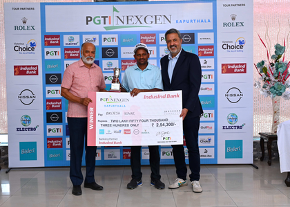 PGTI NexGen: Brijesh Kumar produces final round of 67 to register come-from-behind victory | PGTI NexGen: Brijesh Kumar produces final round of 67 to register come-from-behind victory