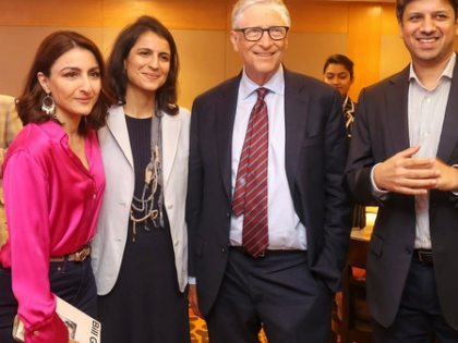 Soha Ali Khan enjoys an insightful encounter with Bill Gates | Soha Ali Khan enjoys an insightful encounter with Bill Gates Soha Ali Khan enjoys an insightful encounter with Bill Gates | Soha Ali Khan enjoys an insightful encounter with Bill Gates