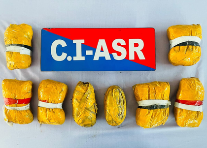 Man-son duo, two others held in Punjab; 4 kg heroin seized | Man-son duo, two others held in Punjab; 4 kg heroin seized