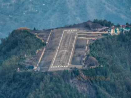 Close shave for Himachal Deputy CM, DGP as plane hits unpaved strip | Close shave for Himachal Deputy CM, DGP as plane hits unpaved strip Close shave for Himachal Deputy CM, DGP as plane hits unpaved strip | Close shave for Himachal Deputy CM, DGP as plane hits unpaved strip
