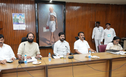 Telangana CM asks agencies to continue rescue operation in tunnel | Telangana CM asks agencies to continue rescue operation in tunnel Telangana CM asks agencies to continue rescue operation in tunnel | Telangana CM asks agencies to continue rescue operation in tunnel