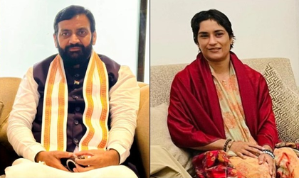 Haryana Cabinet offers Cong MLA Vinesh Phogat rewards equivalent to Olympic silver medallist | Haryana Cabinet offers Cong MLA Vinesh Phogat rewards equivalent to Olympic silver medallist Haryana Cabinet offers Cong MLA Vinesh Phogat rewards equivalent to Olympic silver medallist | Haryana Cabinet offers Cong MLA Vinesh Phogat rewards equivalent to Olympic silver medallist