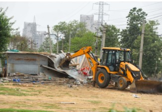 GMDA conducts first-ever demolition drive on Sheetla Mata Road in Gurugram | GMDA conducts first-ever demolition drive on Sheetla Mata Road in Gurugram GMDA conducts first-ever demolition drive on Sheetla Mata Road in Gurugram | GMDA conducts first-ever demolition drive on Sheetla Mata Road in Gurugram