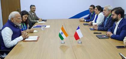 Chile President to begin five-day state visit to India from April 1 | Chile President to begin five-day state visit to India from April 1 Chile President to begin five-day state visit to India from April 1 | Chile President to begin five-day state visit to India from April 1