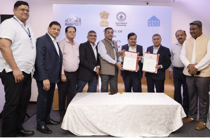 Maha: MoU signed between Mahapreet and NBCC for redevelopment of housing complexes in Mumbai | Maha: MoU signed between Mahapreet and NBCC for redevelopment of housing complexes in Mumbai Maha: MoU signed between Mahapreet and NBCC for redevelopment of housing complexes in Mumbai | Maha: MoU signed between Mahapreet and NBCC for redevelopment of housing complexes in Mumbai