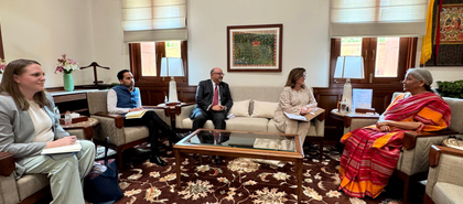 FM Sitharaman discusses strengthening India-US business ties with US Chamber of Commerce CEO | FM Sitharaman discusses strengthening India-US business ties with US Chamber of Commerce CEO FM Sitharaman discusses strengthening India-US business ties with US Chamber of Commerce CEO | FM Sitharaman discusses strengthening India-US business ties with US Chamber of Commerce CEO