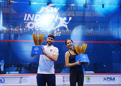 Indian Open squash: Brilliant Anahat clinches title; Kareem El Torkey lifts men’s trophy | Indian Open squash: Brilliant Anahat clinches title; Kareem El Torkey lifts men’s trophy