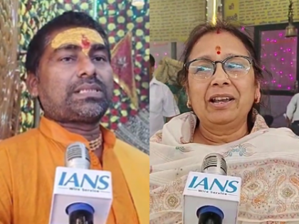 In UP's Sambhal, devotees flock to temples on first day of Chaitra Navratri | In UP's Sambhal, devotees flock to temples on first day of Chaitra Navratri In UP's Sambhal, devotees flock to temples on first day of Chaitra Navratri | In UP's Sambhal, devotees flock to temples on first day of Chaitra Navratri