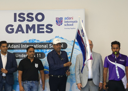 Kapil Dev inaugurates ISSO swimming regional at Adani International School | Kapil Dev inaugurates ISSO swimming regional at Adani International School Kapil Dev inaugurates ISSO swimming regional at Adani International School | Kapil Dev inaugurates ISSO swimming regional at Adani International School