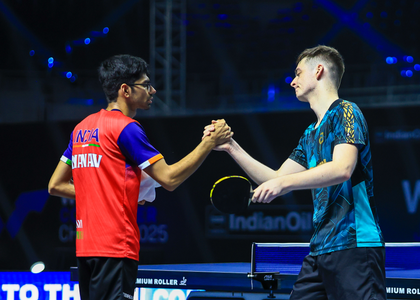 WTT Star Contender Chennai: Manav Thakkar's historic run ends with SF loss to Poret | WTT Star Contender Chennai: Manav Thakkar's historic run ends with SF loss to Poret WTT Star Contender Chennai: Manav Thakkar's historic run ends with SF loss to Poret | WTT Star Contender Chennai: Manav Thakkar's historic run ends with SF loss to Poret