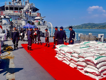 Navy ships from Andaman to carry relief material to quake-hit Myanmar | Navy ships from Andaman to carry relief material to quake-hit Myanmar Navy ships from Andaman to carry relief material to quake-hit Myanmar | Navy ships from Andaman to carry relief material to quake-hit Myanmar