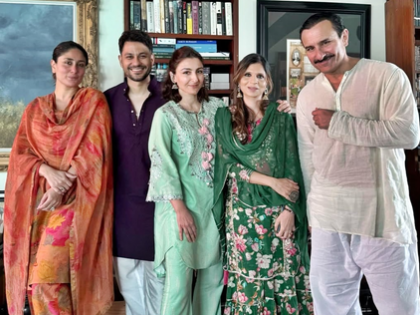 Saif and Kareena celebrate their first Eid with family following the stabbing incident | Saif and Kareena celebrate their first Eid with family following the stabbing incident Saif and Kareena celebrate their first Eid with family following the stabbing incident | Saif and Kareena celebrate their first Eid with family following the stabbing incident