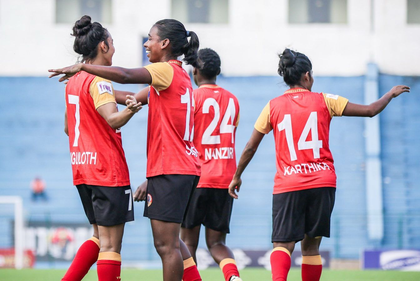IWL 2024-25: East Bengal inch closer to title with five goal routing of HOPS FC | IWL 2024-25: East Bengal inch closer to title with five goal routing of HOPS FC IWL 2024-25: East Bengal inch closer to title with five goal routing of HOPS FC | IWL 2024-25: East Bengal inch closer to title with five goal routing of HOPS FC