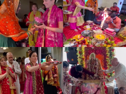 Tamannaah Bhatia looks immersed in bhakti at Mata Ki Chowki during Navratri | Tamannaah Bhatia looks immersed in bhakti at Mata Ki Chowki during Navratri Tamannaah Bhatia looks immersed in bhakti at Mata Ki Chowki during Navratri | Tamannaah Bhatia looks immersed in bhakti at Mata Ki Chowki during Navratri