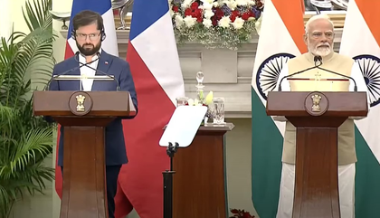 PM Modi discusses Antarctica cooperation, trade with 'important partner' Chilean Prez | PM Modi discusses Antarctica cooperation, trade with 'important partner' Chilean Prez PM Modi discusses Antarctica cooperation, trade with 'important partner' Chilean Prez | PM Modi discusses Antarctica cooperation, trade with 'important partner' Chilean Prez