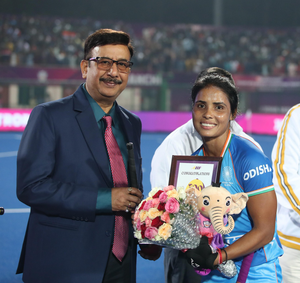Vandana credits influence of Pillay, Ronaldo, and Bolt for finishing as India's most-capped woman hockey player | Vandana credits influence of Pillay, Ronaldo, and Bolt for finishing as India's most-capped woman hockey player Vandana credits influence of Pillay, Ronaldo, and Bolt for finishing as India's most-capped woman hockey player | Vandana credits influence of Pillay, Ronaldo, and Bolt for finishing as India's most-capped woman hockey player