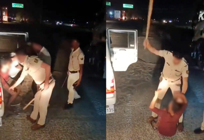 Bihar: Police officer suspended for beating driver in Kaimur | Bihar: Police officer suspended for beating driver in Kaimur Bihar: Police officer suspended for beating driver in Kaimur | Bihar: Police officer suspended for beating driver in Kaimur