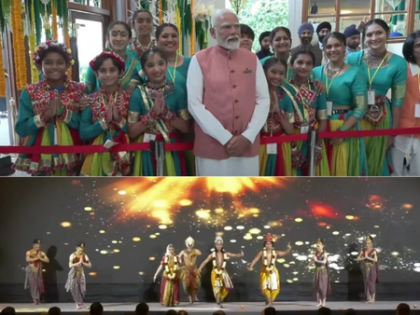 PM Modi watches Thai Ramayan, Garba performance in Bangkok | PM Modi watches Thai Ramayan, Garba performance in Bangkok PM Modi watches Thai Ramayan, Garba performance in Bangkok | PM Modi watches Thai Ramayan, Garba performance in Bangkok