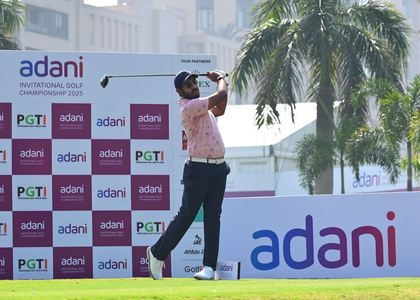 Adani Invitational Golf: Arjun Prasad and Yuvraj Sandhu continue in joint lead | Adani Invitational Golf: Arjun Prasad and Yuvraj Sandhu continue in joint lead