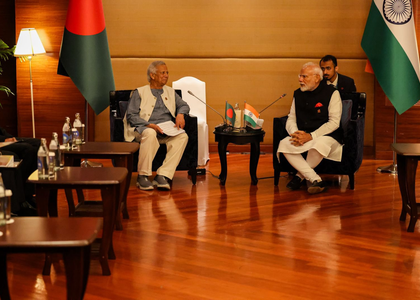 PM Modi urges Bangladesh's Yunus to avoid rhetoric, protect minorities | PM Modi urges Bangladesh's Yunus to avoid rhetoric, protect minorities PM Modi urges Bangladesh's Yunus to avoid rhetoric, protect minorities | PM Modi urges Bangladesh's Yunus to avoid rhetoric, protect minorities