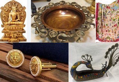 Brass statue of Sarnath Buddha and brocade silk shawl from Varanasi: PM Modi's stunning gifts for Thai royalty | Brass statue of Sarnath Buddha and brocade silk shawl from Varanasi: PM Modi's stunning gifts for Thai royalty Brass statue of Sarnath Buddha and brocade silk shawl from Varanasi: PM Modi's stunning gifts for Thai royalty | Brass statue of Sarnath Buddha and brocade silk shawl from Varanasi: PM Modi's stunning gifts for Thai royalty