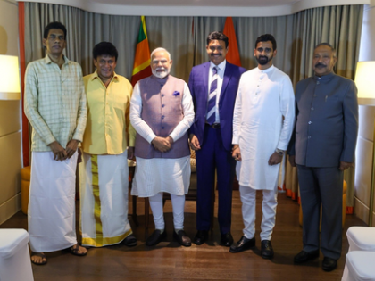 In Sri Lanka, PM Modi reiterates India's strong commitment to development of Indian Origin Tamil community | In Sri Lanka, PM Modi reiterates India's strong commitment to development of Indian Origin Tamil community In Sri Lanka, PM Modi reiterates India's strong commitment to development of Indian Origin Tamil community | In Sri Lanka, PM Modi reiterates India's strong commitment to development of Indian Origin Tamil community