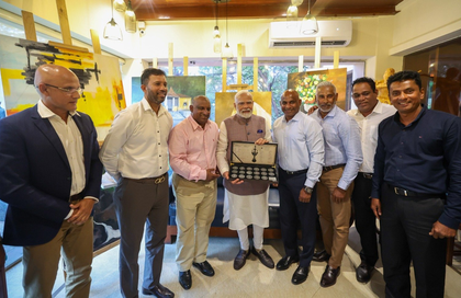 It was a great honour meeting PM Modi, say Sri Lanka's 1996 World Cup-winning cricketers | It was a great honour meeting PM Modi, say Sri Lanka's 1996 World Cup-winning cricketers It was a great honour meeting PM Modi, say Sri Lanka's 1996 World Cup-winning cricketers | It was a great honour meeting PM Modi, say Sri Lanka's 1996 World Cup-winning cricketers