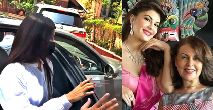 Jacqueline Fernandez performs the funeral rites for her mother | Jacqueline Fernandez performs the funeral rites for her mother Jacqueline Fernandez performs the funeral rites for her mother | Jacqueline Fernandez performs the funeral rites for her mother