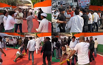 Clashes erupt in Bihar Congress office during Rahul Gandhi’s visit | Clashes erupt in Bihar Congress office during Rahul Gandhi’s visit Clashes erupt in Bihar Congress office during Rahul Gandhi’s visit | Clashes erupt in Bihar Congress office during Rahul Gandhi’s visit