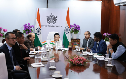 Sikkim CM holds meeting with Union DoNER Ministry | Sikkim CM holds meeting with Union DoNER Ministry Sikkim CM holds meeting with Union DoNER Ministry | Sikkim CM holds meeting with Union DoNER Ministry