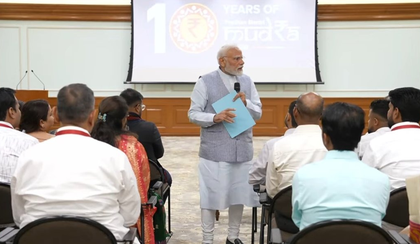 You guided us like senior: Mudra scheme beneficiaries as PM Modi tells them 'small steps change lives' | You guided us like senior: Mudra scheme beneficiaries as PM Modi tells them 'small steps change lives' You guided us like senior: Mudra scheme beneficiaries as PM Modi tells them 'small steps change lives' | You guided us like senior: Mudra scheme beneficiaries as PM Modi tells them 'small steps change lives'