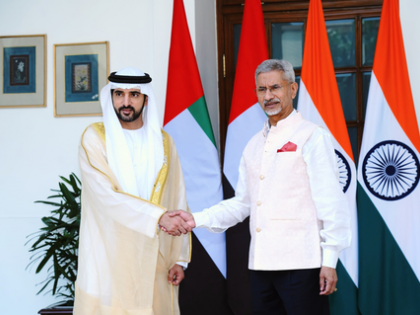 Value his positive sentiments towards our vibrant ties: Jaishankar welcomes Dubai Crown Prince | Value his positive sentiments towards our vibrant ties: Jaishankar welcomes Dubai Crown Prince Value his positive sentiments towards our vibrant ties: Jaishankar welcomes Dubai Crown Prince | Value his positive sentiments towards our vibrant ties: Jaishankar welcomes Dubai Crown Prince