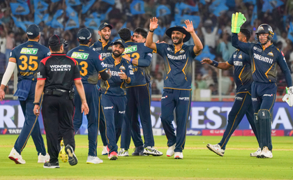 IPL 2025: Sudharsan, bowlers help GT top points table with a 58-run win over RR | IPL 2025: Sudharsan, bowlers help GT top points table with a 58-run win over RR IPL 2025: Sudharsan, bowlers help GT top points table with a 58-run win over RR | IPL 2025: Sudharsan, bowlers help GT top points table with a 58-run win over RR