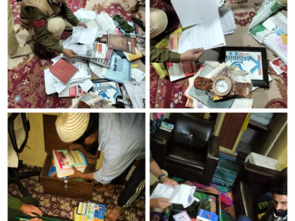 J&K Police conduct searches at residences of two jailed secessionists | J&K Police conduct searches at residences of two jailed secessionists