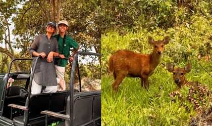 Actress Nandita Das on being chased by a rhino: It was scary! | Actress Nandita Das on being chased by a rhino: It was scary! Actress Nandita Das on being chased by a rhino: It was scary! | Actress Nandita Das on being chased by a rhino: It was scary!