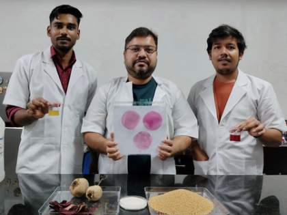 NIT Rourkela team’s Kodo millet, beetroot extract packaging to keep seafood fresh | NIT Rourkela team’s Kodo millet, beetroot extract packaging to keep seafood fresh NIT Rourkela team’s Kodo millet, beetroot extract packaging to keep seafood fresh | NIT Rourkela team’s Kodo millet, beetroot extract packaging to keep seafood fresh