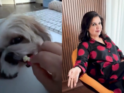 Farah Khan hilariously reveals how her ‘princess’ Smoochy gets tired | Farah Khan hilariously reveals how her ‘princess’ Smoochy gets tired Farah Khan hilariously reveals how her ‘princess’ Smoochy gets tired | Farah Khan hilariously reveals how her ‘princess’ Smoochy gets tired