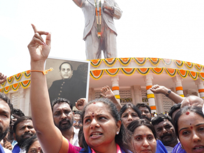 Kavitha alleges police brutality on Dalits on Ambedkar Jayanti | Kavitha alleges police brutality on Dalits on Ambedkar Jayanti Kavitha alleges police brutality on Dalits on Ambedkar Jayanti | Kavitha alleges police brutality on Dalits on Ambedkar Jayanti