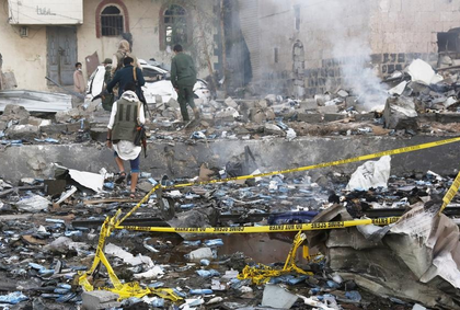 Houthis say 123 civilians in Yemen killed in one month of US airstrikes | Houthis say 123 civilians in Yemen killed in one month of US airstrikes Houthis say 123 civilians in Yemen killed in one month of US airstrikes | Houthis say 123 civilians in Yemen killed in one month of US airstrikes