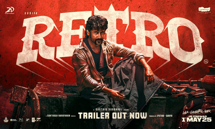 Trailer of Suriya's 'Retro' promises a gripping film full of baddies, battles and a beautiful romance! | Trailer of Suriya's 'Retro' promises a gripping film full of baddies, battles and a beautiful romance! Trailer of Suriya's 'Retro' promises a gripping film full of baddies, battles and a beautiful romance! | Trailer of Suriya's 'Retro' promises a gripping film full of baddies, battles and a beautiful romance!